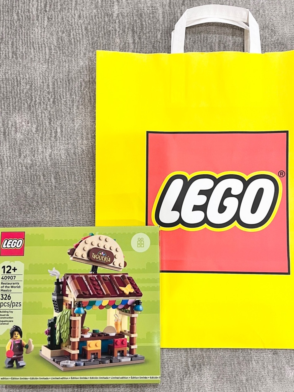NIB LEGO 40907 Taqueria w/ Bag *IN HAND* Sealed Restaurants Of The World: Mexico